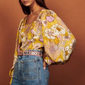 Sandro Ginger Silk Blouse